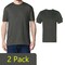 Gildan Unisex Softstyle Lightweight Short Sleeve T-Shirt, Heather Dark Grey Crewneck Tee